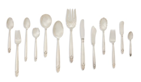 International "Empress" Sterling Flatware Set