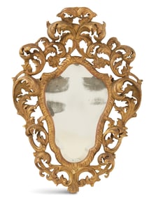 Italian Giltwood Mirror in the Baroque Taste