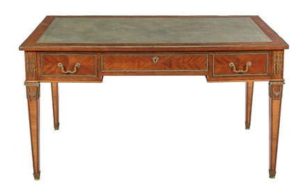 Louis XVI-Style Kingwood Writing Table