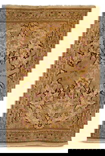 Agra Carpet: Agra Carpet 7' 10" x 11' 8" Provenance: Kevin Stone Antiques, The Collection of Kevin Stone & Mark Diamond.