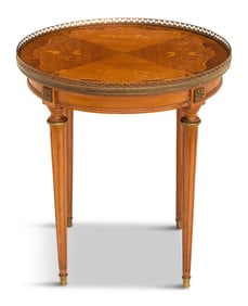 French Inlaid Mahogany Occasional Table