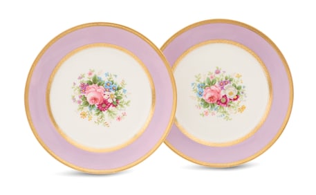 Pair of Charles Ahrenfeldt Cabinet Plates