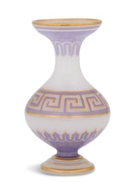 Franco-Bohemian Opaline Glass Vase