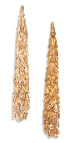 Pair of Italian Carved Giltwood Swags