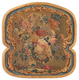 French Gilt-Framed Aubusson Tapestry Panel
