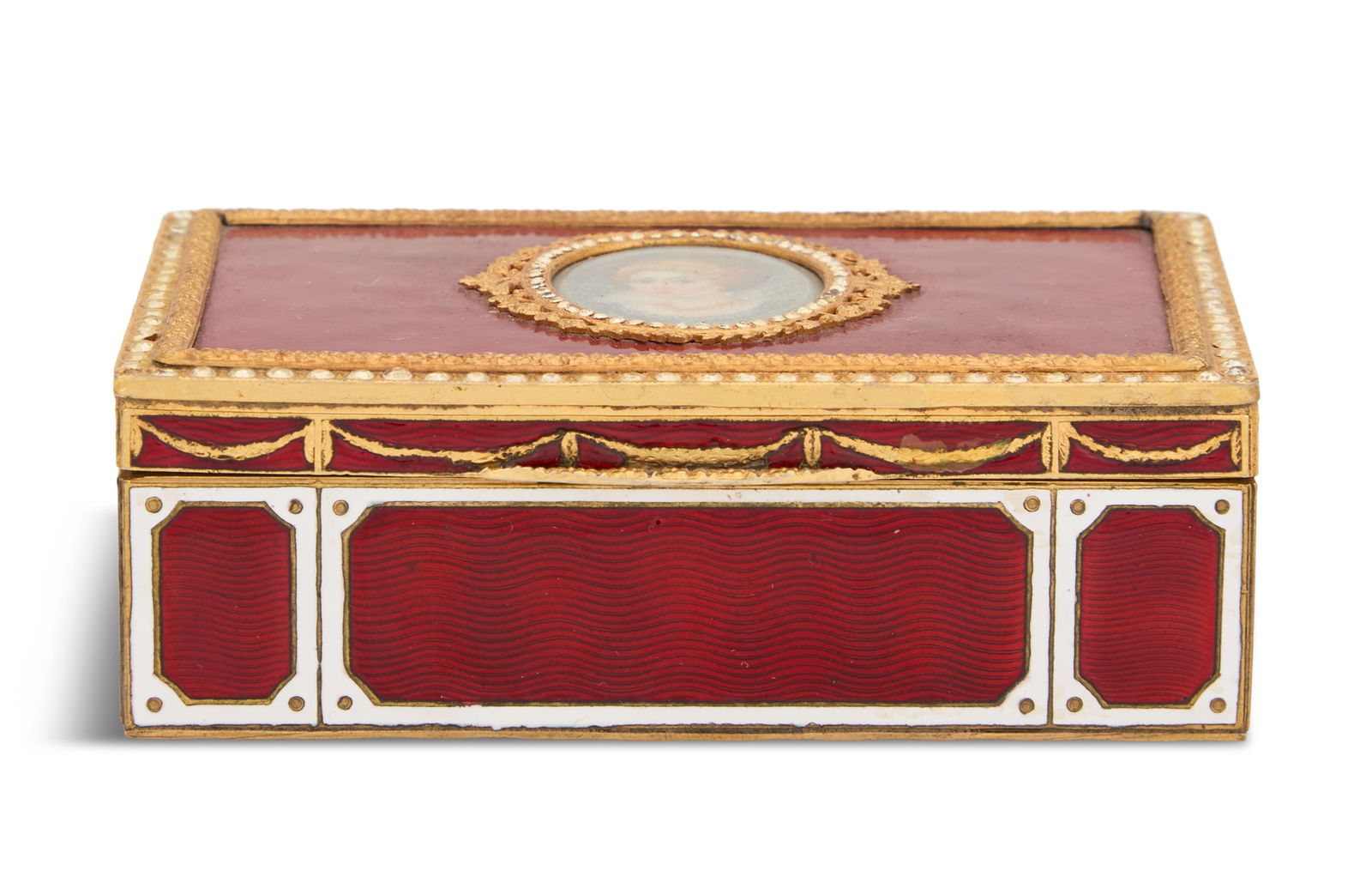 Italian Enamel and Gilt-Metal Box (1 of 7)