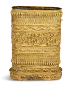 Henri Husson Brass Umbrella/Cane Stand