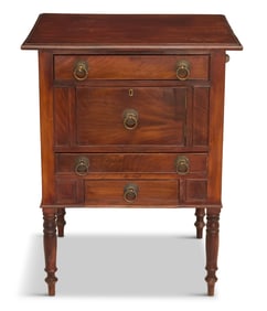 English Late Regency Mahogany Side Table