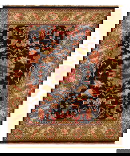 Sultanabad Carpet: Sultanabad Carpet 6' x 8' Provenance: Kevin Stone Antiques, The Collection of Kevin Stone & Mark Diamond.