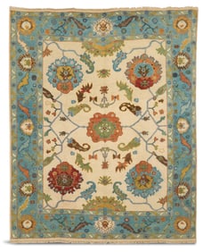 Turkish Angora Oushak Carpet