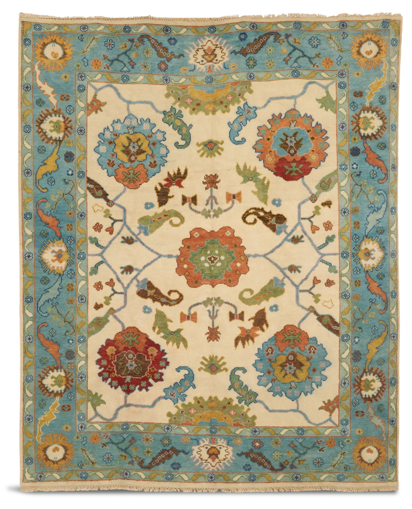 Turkish Angora Oushak Carpet (1 of 1)