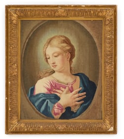 Needlework Picture of "Madonna Annunciation"