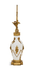 Gilt-Bronze and Blanc de Chine Lamp