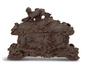"Fox and Hound" Black Forest Jewel Casket