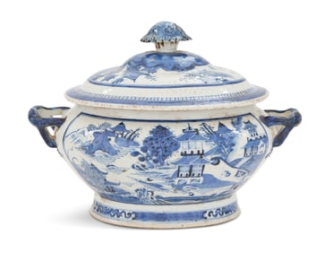 Porcelain "Nanking" Soup Tureen