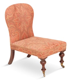 Victorian Mahogany Nursing Chair