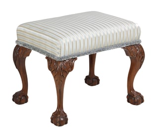 George III-Style Mahogany Bench