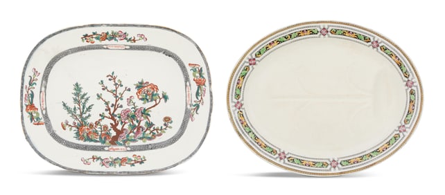 Two English Ironstone Platters