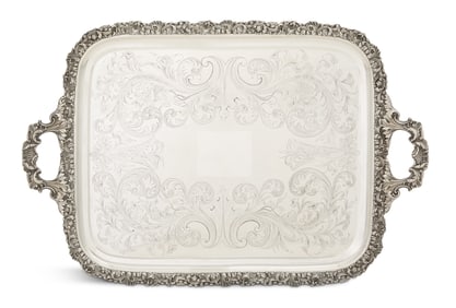 William IV Old Sheffield Plate Tea Tray