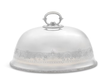 Edwardian Silverplate Meat Dome