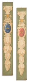 Pair of Contemporary Painted Panels