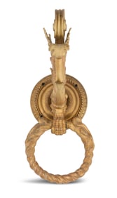 Sherle Wagner Gold-Plated Brass Towel Ring