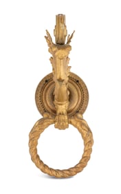 Sherle Wagner Gold-Plated Brass Towel Ring