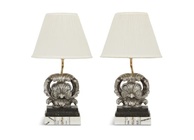 Pair of Contemporary Boudoir Lamps