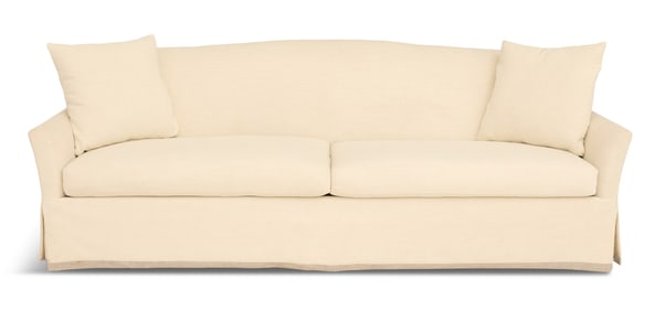 Contemporary Long, Two-Cushion Sofa