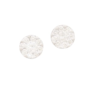 Pair of Diamond Earrings