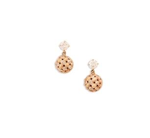 Pair of Diamond Dangle Earrings