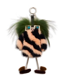 Fendi "Witches" Fur Key Ring/Bag Charm