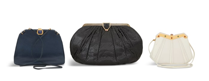 Three Vintage Judith Leiber Convertible Day Bags