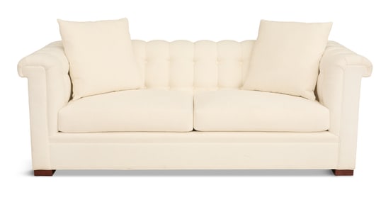 Contemporary Chesterfield-Style Sofa