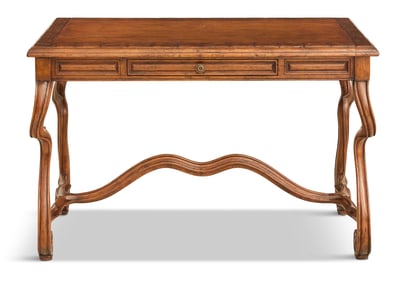 Italian Carved Walnut Writing Desk