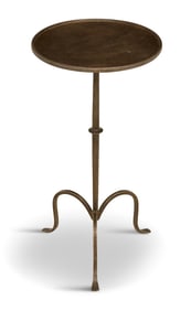 Contemporary Cast-Iron Drinks Table