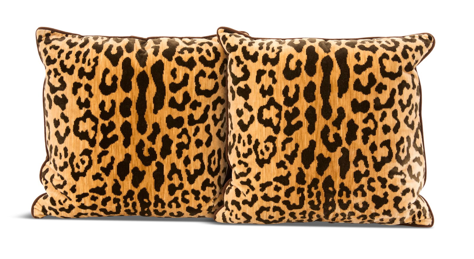 Pair of Custom Leopard Print Pillows (1 of 2)