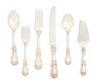 Reed & Barton "Burgundy" Sterling Flatware Set