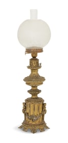 French Louis Philippe Brass Moderator Lamp