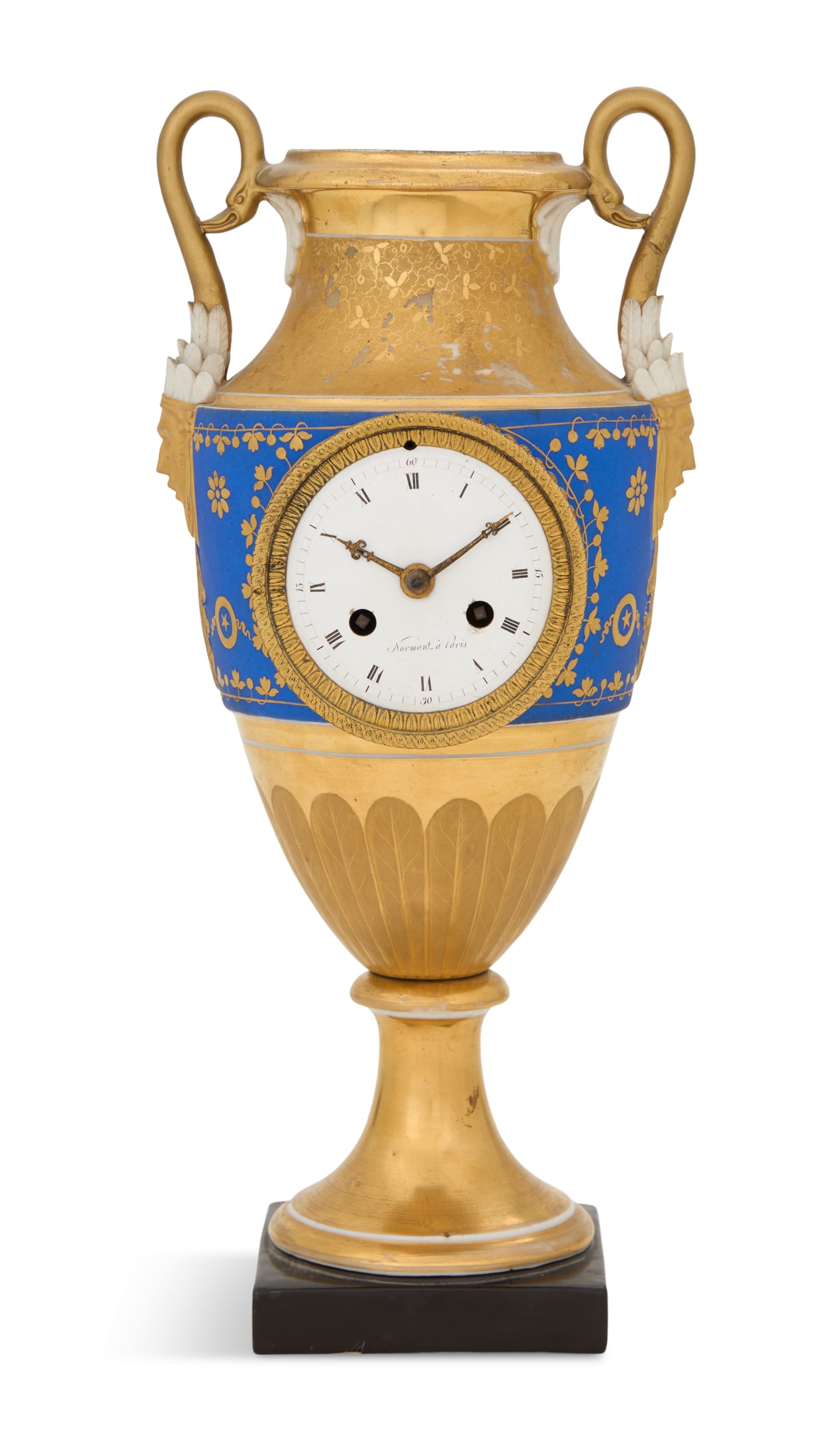 Rare Paris Porcelain First Empire Urn Clock (1 of 4)