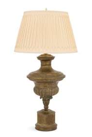 Brass Lamp in the Neoclassical Taste