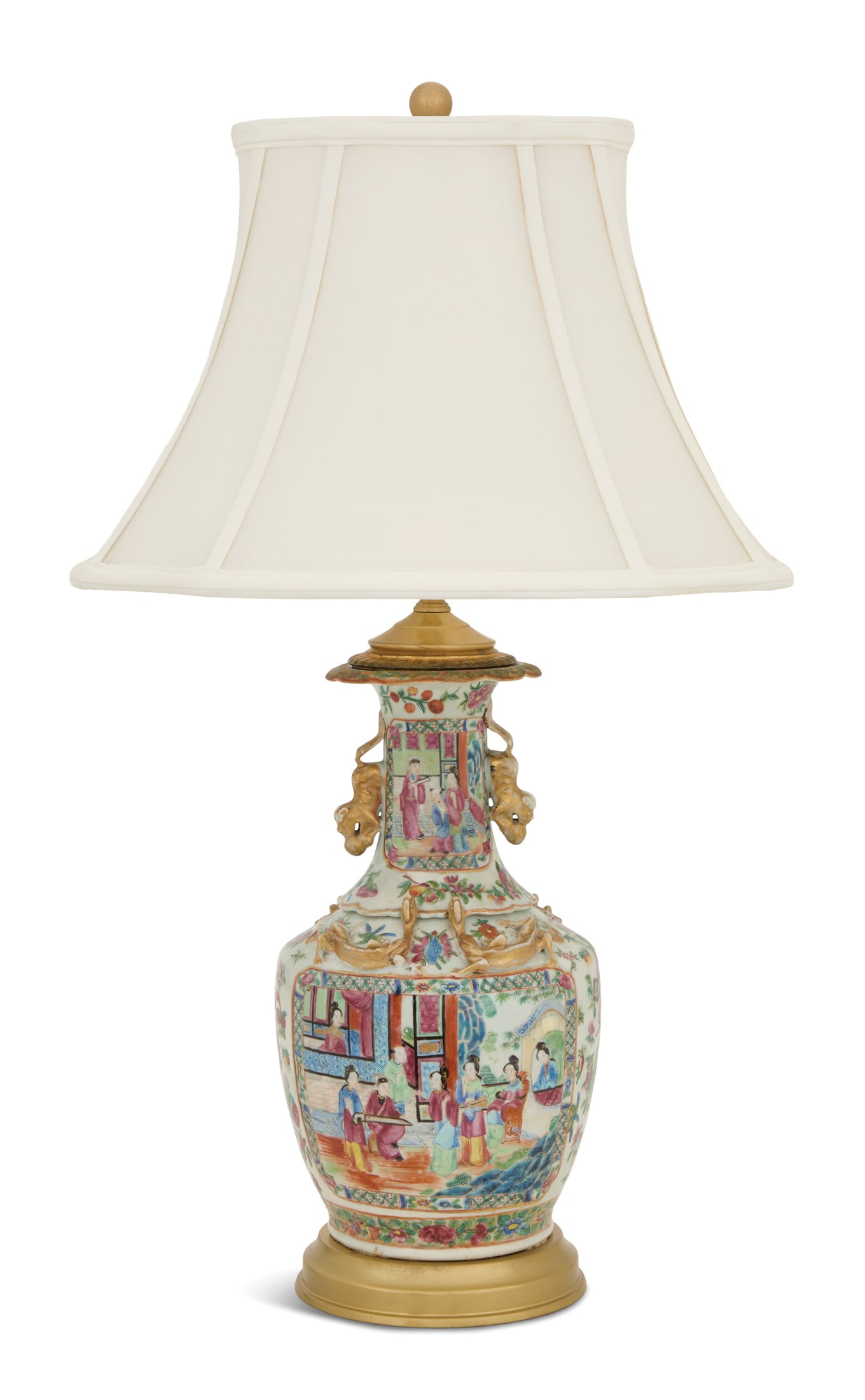 Unusual Chinese Rose Canton Vase (1 of 5)