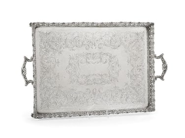 Continental Silver Tray