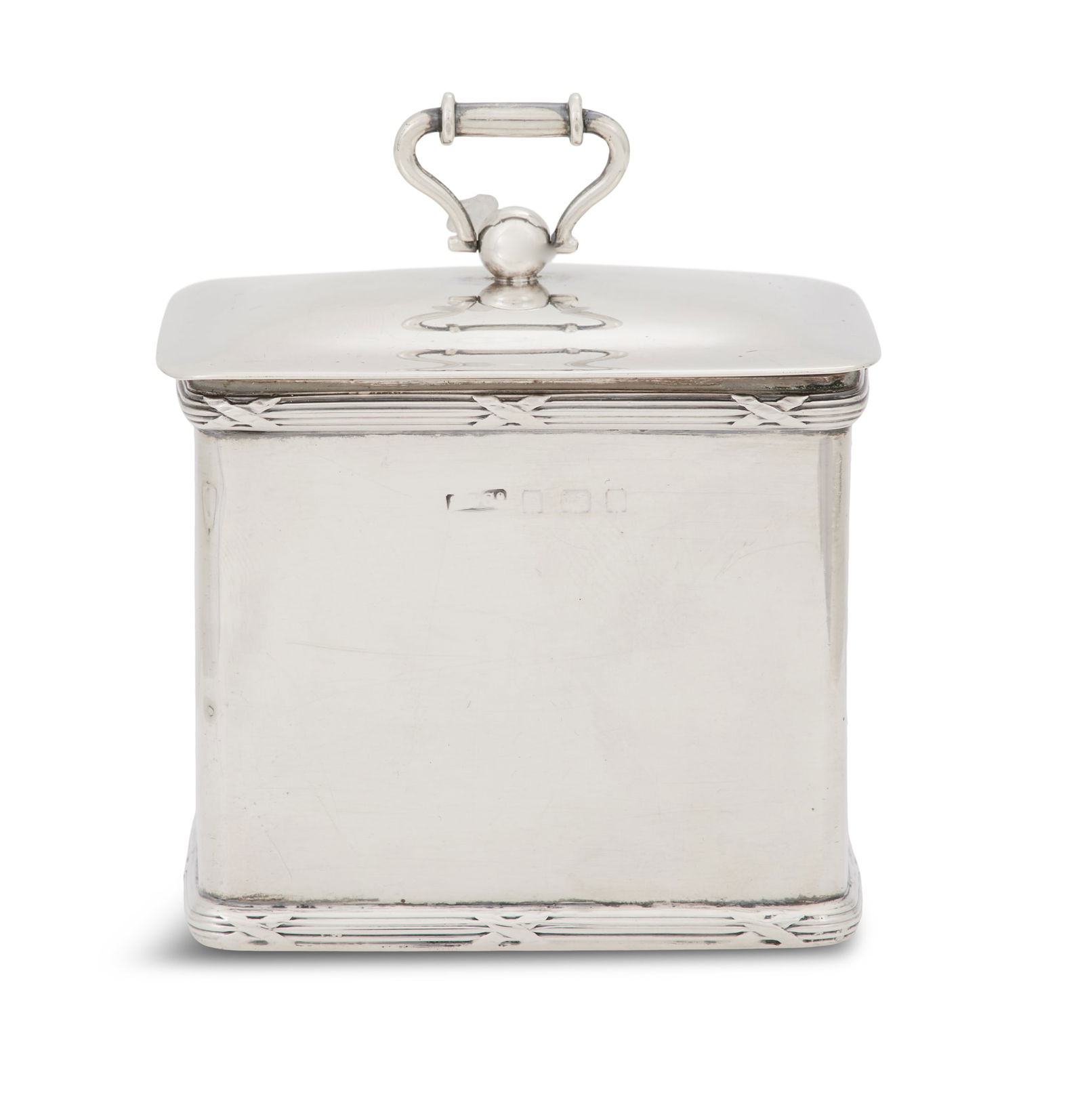Edwardian Sterling Silver Tea Caddy (1 of 4)