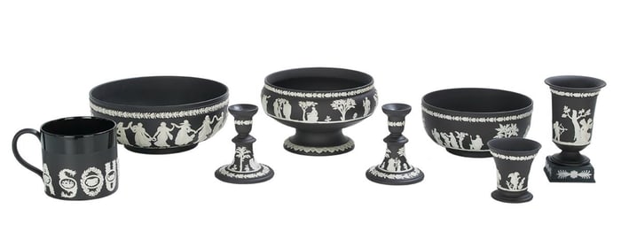 Wedgwood Black and White Jasperware