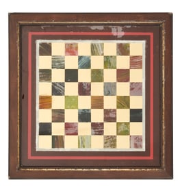 Scottish Verre Eglomise Chess Board