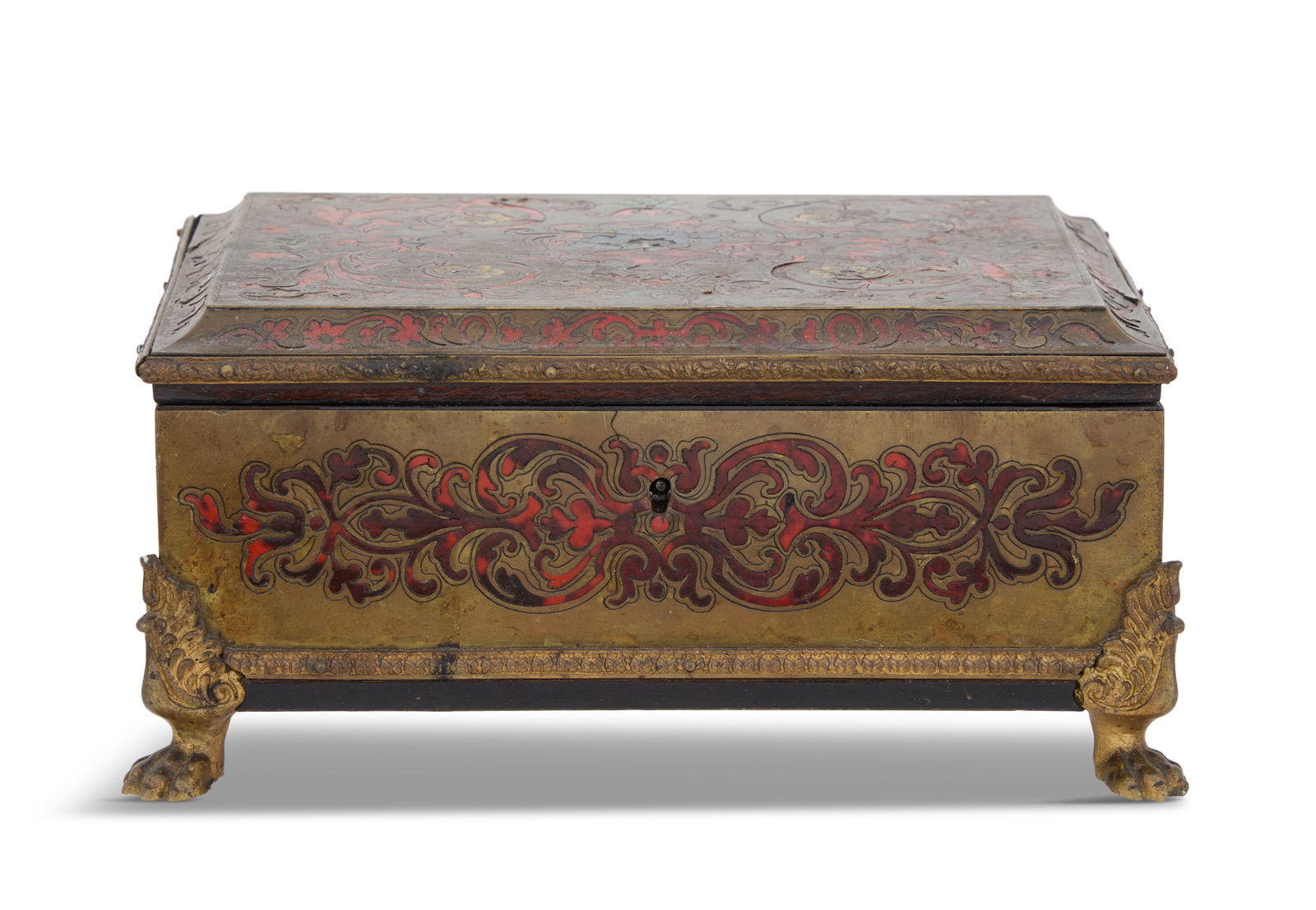 Unusual French Boullework Box (1 of 5)