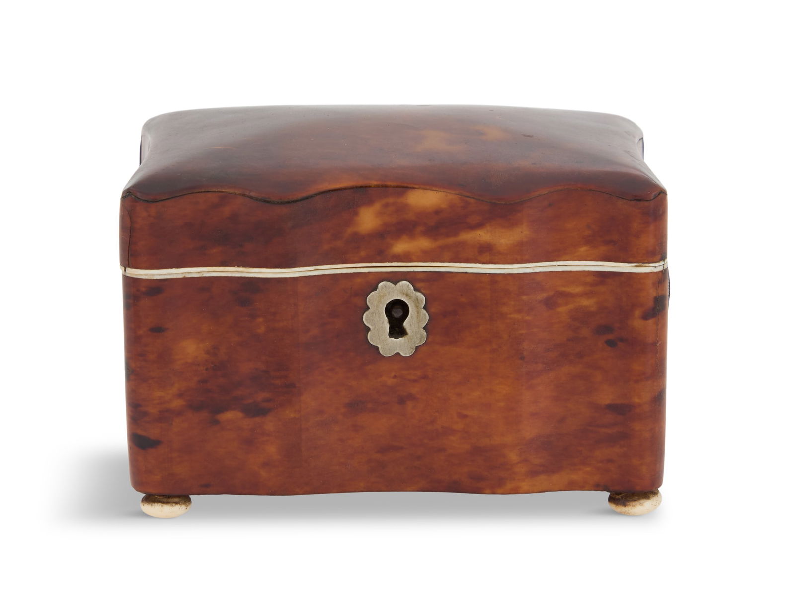 English Tortoiseshell Tea Caddy (1 of 4)