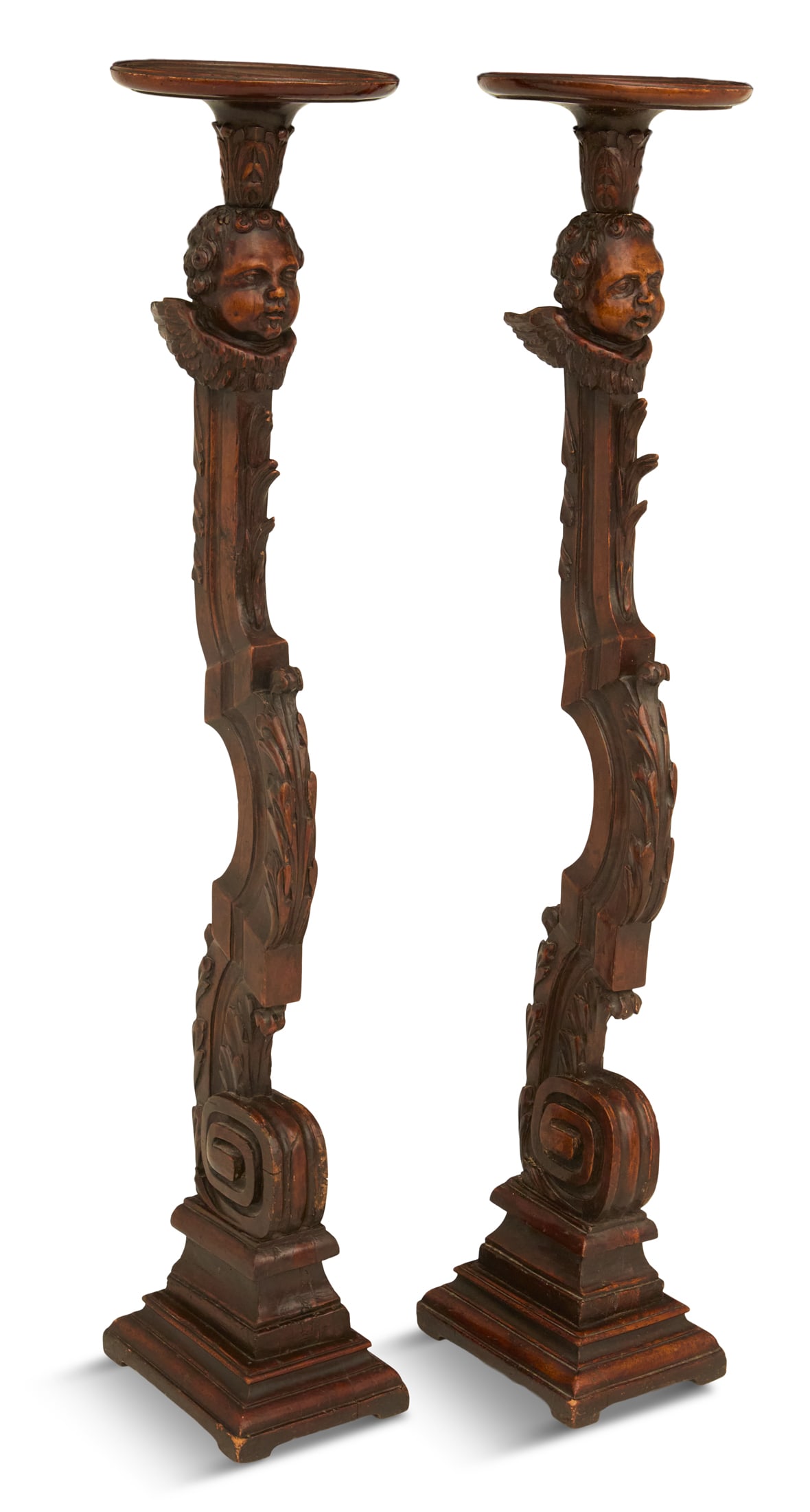 Pair of Italian Renaissance-Style Torcheres (1 of 3)