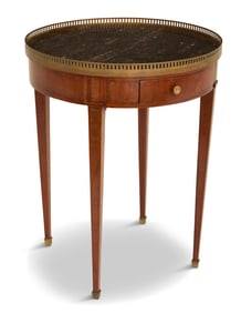 Louis XVI-Style Marble-Top Center Table